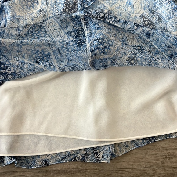 Lauren Ralph Lauren 100%Silk Skirt with ruffles - Picture 6 of 7